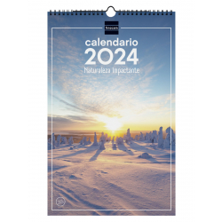 Calendario Imágenes de Pared Espiral para Escribir 2024