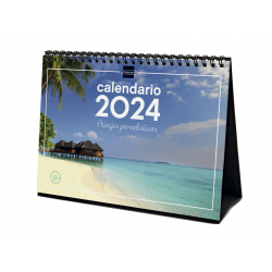 Calendario Imágenes de Sobremesa para Escribir 2024