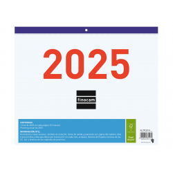 Calendario Faldilla para Escribir 2025