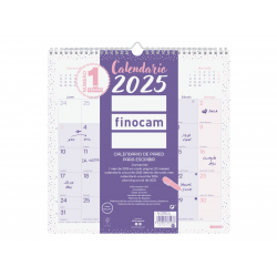 Calendario Chic de Pared para Escribir 2025