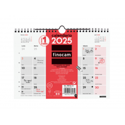Calendario Neutro de Pared para Escribir 2025