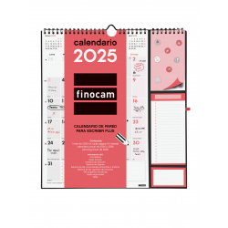 Calendario Neutro de Pared Plus 2025