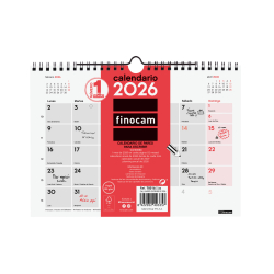 Calendario Neutro de Pared para Escribir 2026