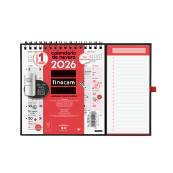 Calendario Neutro con Imán para Escribir 2026