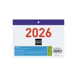 Calendario Faldilla Números Grandes 2026