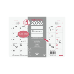 Calendario Bloc Chic con Imán para Escribir 2026