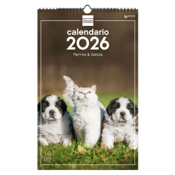Calendario Imágenes de Pared Espiral para Escribir 2026