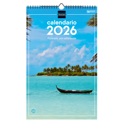 Calendario Imágenes de Pared Espiral para Escribir 2026