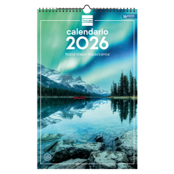 Calendario Imágenes de Pared Espiral para Escribir 2026