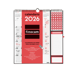 Calendario Neutro de Pared Plus 2026