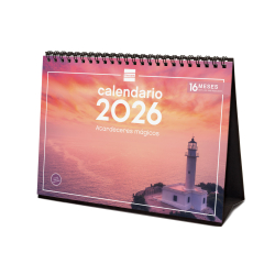 Calendario Imágenes de Sobremesa para Escribir 2026