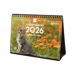 Calendario Imágenes de Sobremesa para Escribir 2026