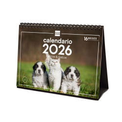 Calendario Imágenes de Sobremesa para Escribir 2026