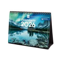 Calendario Imágenes de Sobremesa para Escribir 2026