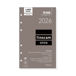 Recambio Anual Open 2026