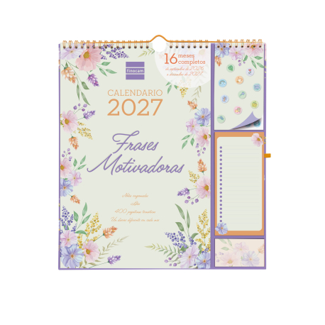 Calendario de Pared Plus 16 Meses 2026 2027