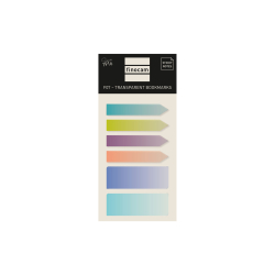 Set de pósits marcadores transparentes