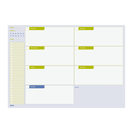 Planificador sin fechar Bari