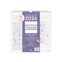 Calendario Chic de Pared para Escribir 2026