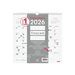 Calendario Chic de Pared para Escribir 2026