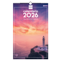 Calendario Imágenes de Pared Espiral para Escribir 2026