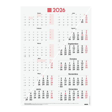 Póster Calendario Mixto 2026