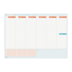 Planificador sin fechar Bari