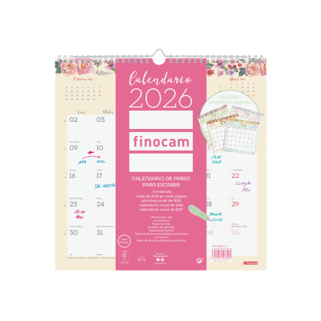 Calendario Design de Pared 2027