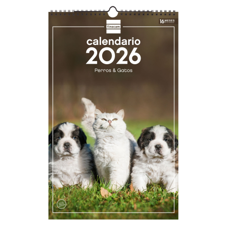 Calendario Imágenes de Pared Espiral para Escribir 2027