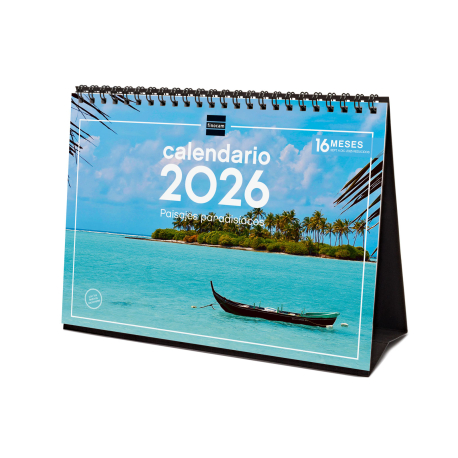 Calendario Imágenes de Sobremesa para Escribir 2027