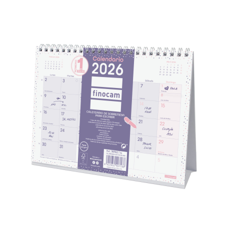 Calendario Chic de Sobremesa para Escribir 2027