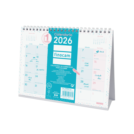 Calendario Chic de Sobremesa para Escribir 2027