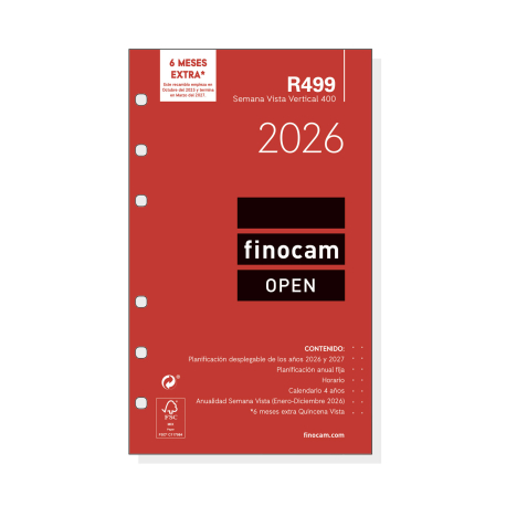 Recambio Anual Open 2027