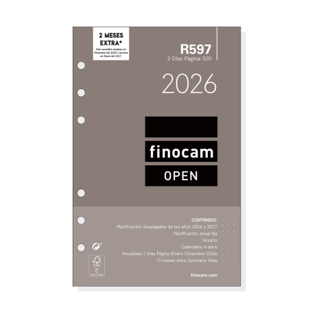 Recambio Anual Open 2027