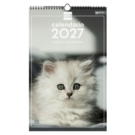 Calendario Imágenes de Pared Espiral para Escribir 2027
