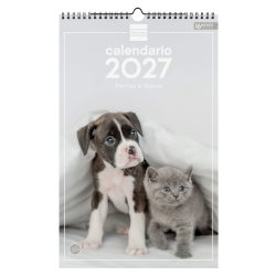 Calendario Imágenes de Pared Espiral para Escribir 2027