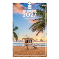 Calendario Imágenes de Pared Espiral para Escribir 2027