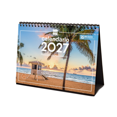 Calendario Imágenes de Sobremesa para Escribir 2027