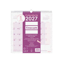 Calendario Chic de Pared para Escribir 2027