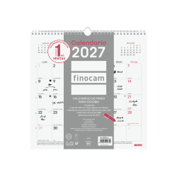 Calendario Chic de Pared para Escribir 2027