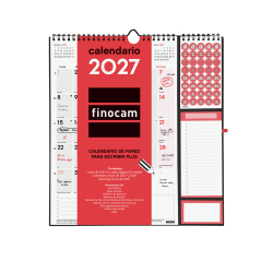 Calendario Neutro de Pared Plus 2027