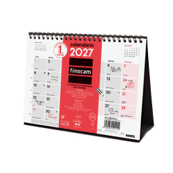 Calendario Neutro de Sobremesa para Escribir 2027