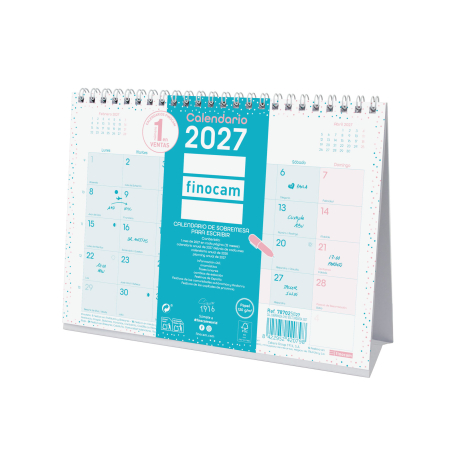 Calendario Chic de Sobremesa para Escribir 2027