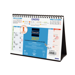 Calendario Color de Sobremesa para Escribir 2027