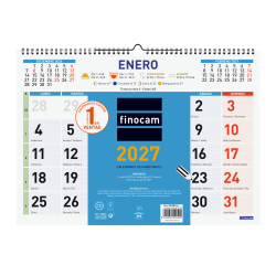 Calendario Color de Pared Mixto 2027