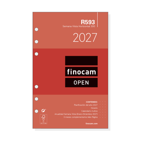 Recambio Anual Open 2027