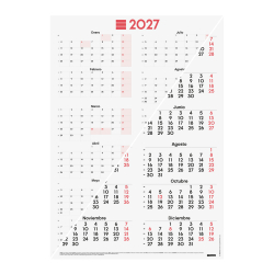 Póster Calendario Mixto 2027