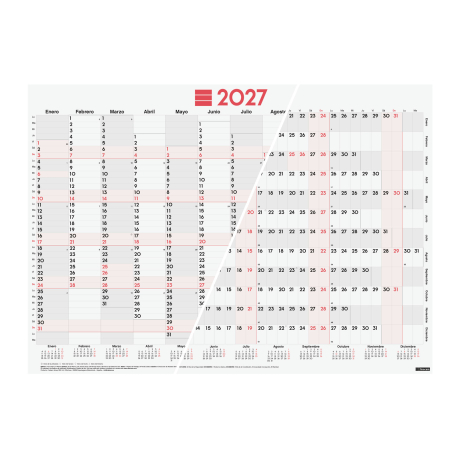 Póster Planificador Mixto 2027